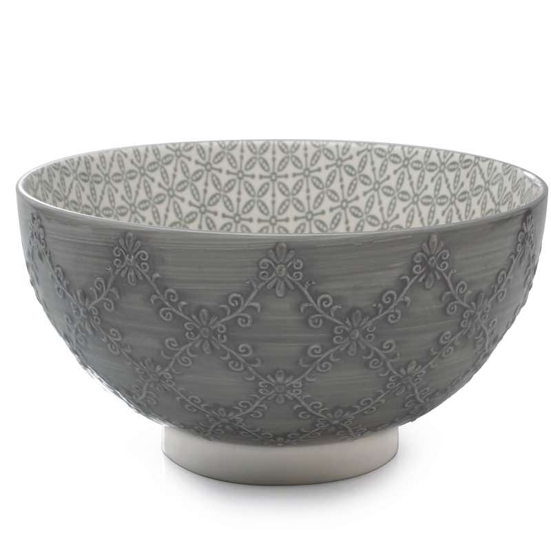 BIA Trellis Serving Bowl | Smoke